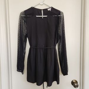 Motherhood Maternity Women's Black Sheer Longsleeve Blouse XL